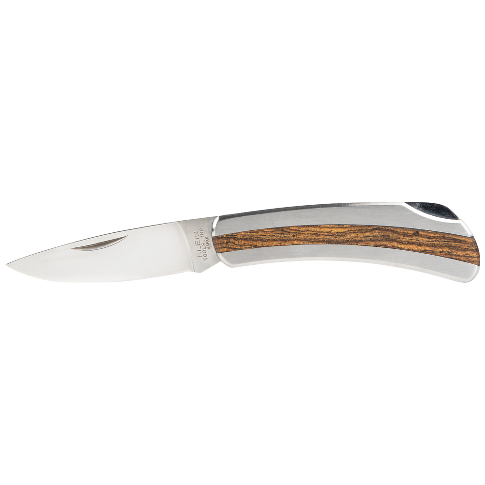 Klein Tools, Stainless Steel Pocket Knife 3in. Steel Blade, Blades (qty.) 1 Knives (qty.) 1 Folding, Model# 44034